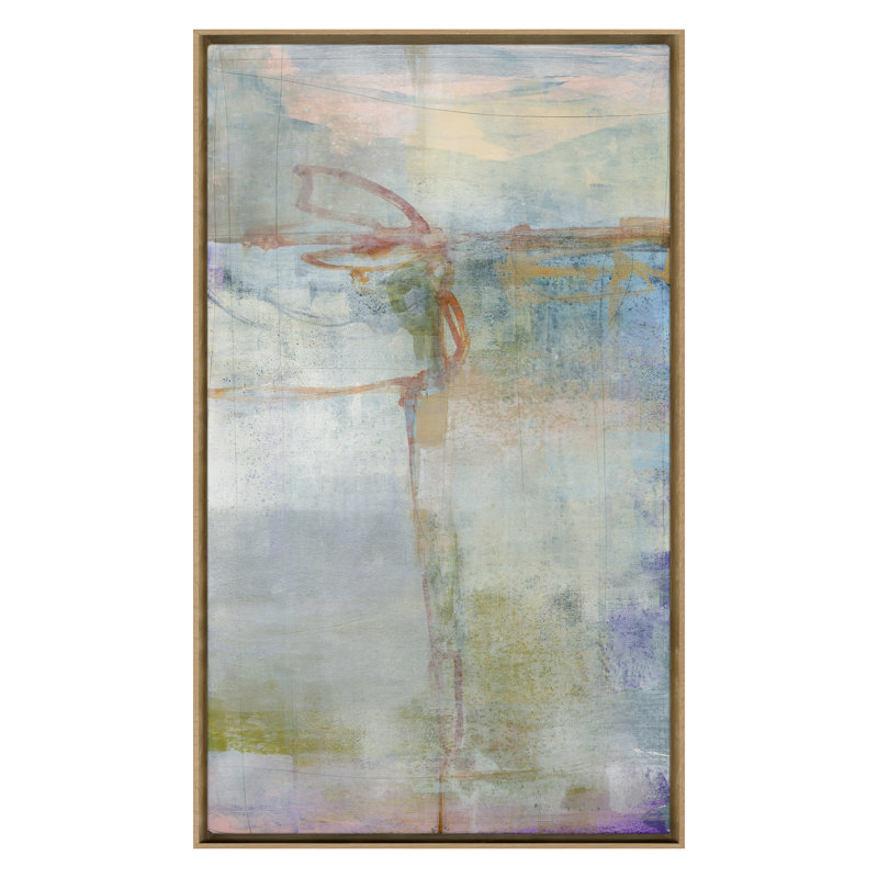 White Bluffs 5 Print by Maeve Harris, 40" H x 24" W x 2" D, Oak