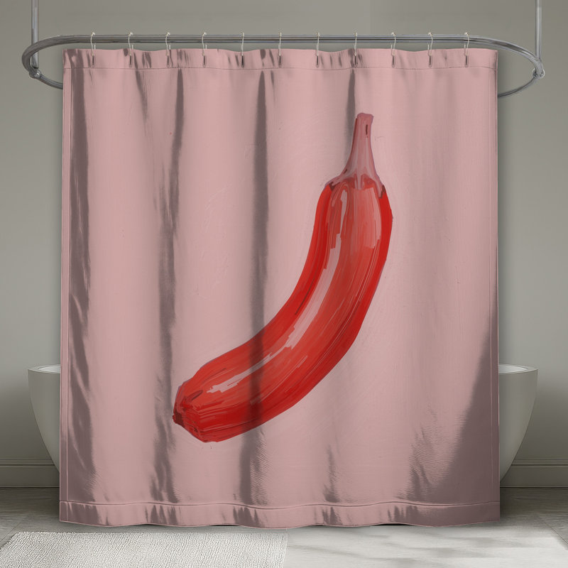 Rideaux de douche Banana Illustration, L 70 po x H 84 po