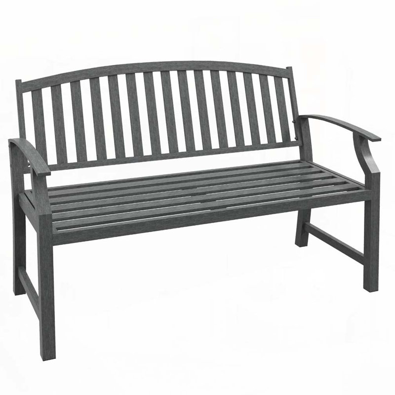 Outdoor Garden Bench, Metal Benc