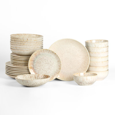 Stone Lain Riley 32-Piece Dinnerware Set Stoneware