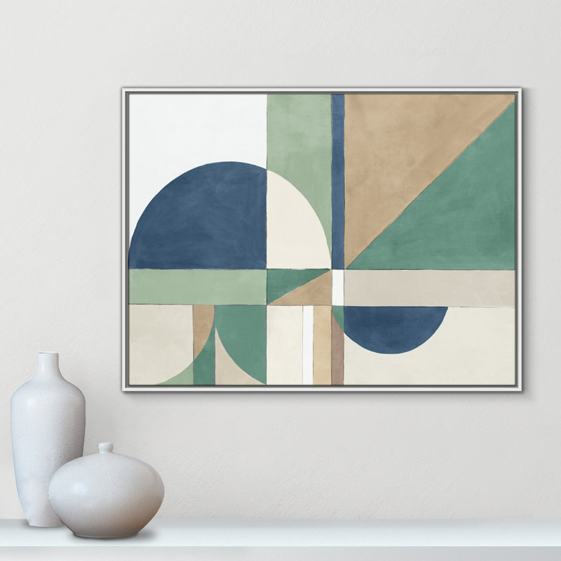 Floater Frame Canvas, 31.5" H x 41.5" W x 2" D, White Framed