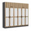 Elina Manufactured Wood Wardrobe-99234192-99234193
