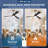  52 Inch Ceiling Fans with Lights, Quiet 3CCT Modern LED Ceiling Fan with Remote for Bedroom, Living Room, Kitchen, 6 Speeds, Reversible DC Motor, Timer, Memory, Black Gold-735518459-735518454