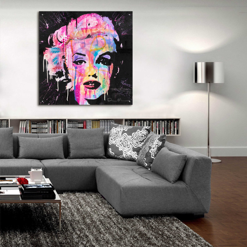 «Marilyn Monroe» par Dean Russo, H 36 po x l 36 po x P 0,2 po