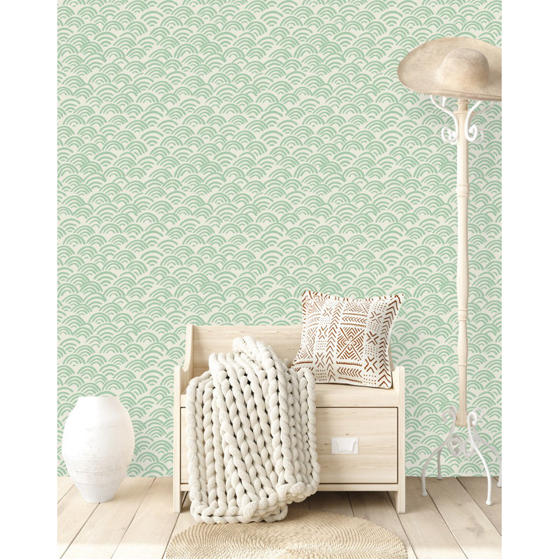Panneau de papier peint Hrishik, L 2,08 pi x L 18,75 pi