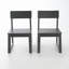 Ensemble de 2 chaises d'extérieur et de jardin en PEHD de style moderniste-1312698987