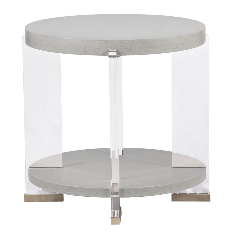 Dell Rey Lamp Table, Dove Gray