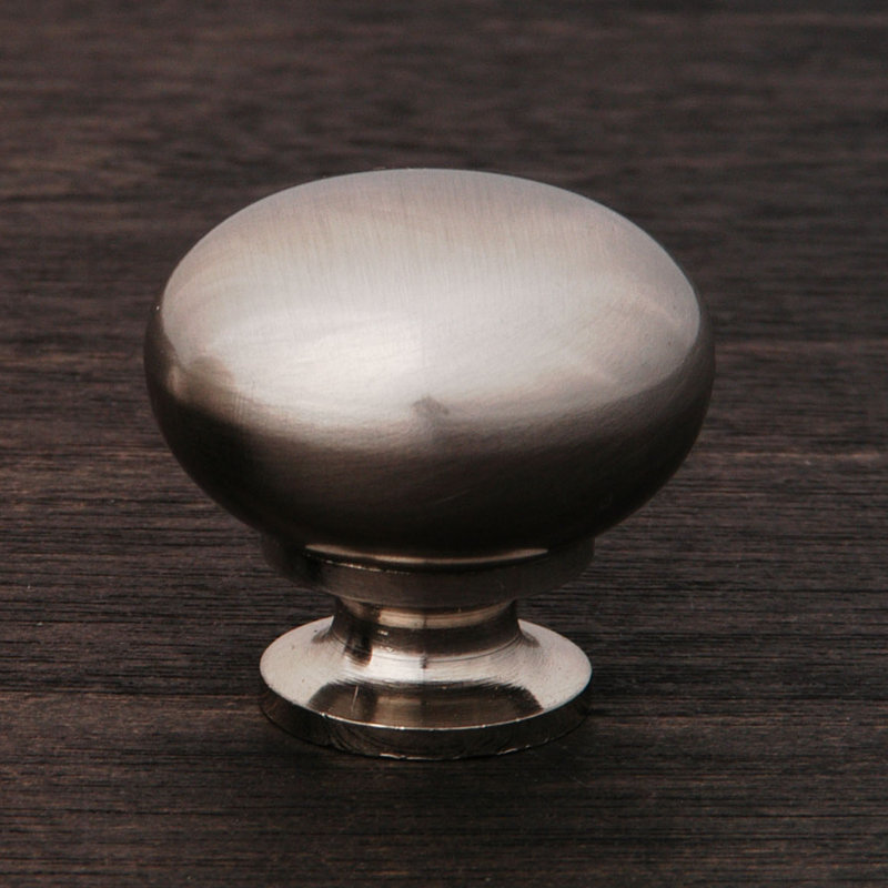 Poignée globe Globe CK Series, H 1,25 po x l 1,25 po x P 1,19 po, Nickel satiné