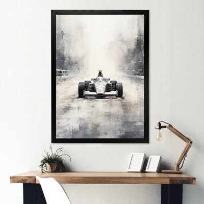 Gris, voiture de course rétro II