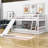 Erez Full Over Full Bunk Bed, Wood Bunk Bed with Slide-1439346488