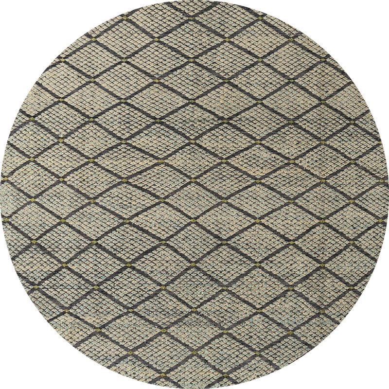 Quantico Abstract Indoor Rug, Round 8'