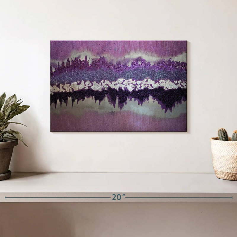 Avery Purple Shimmer, 8" H x 12" W