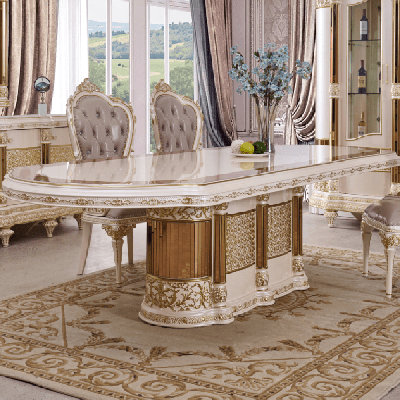 Table de salle à manger Antique Ivory