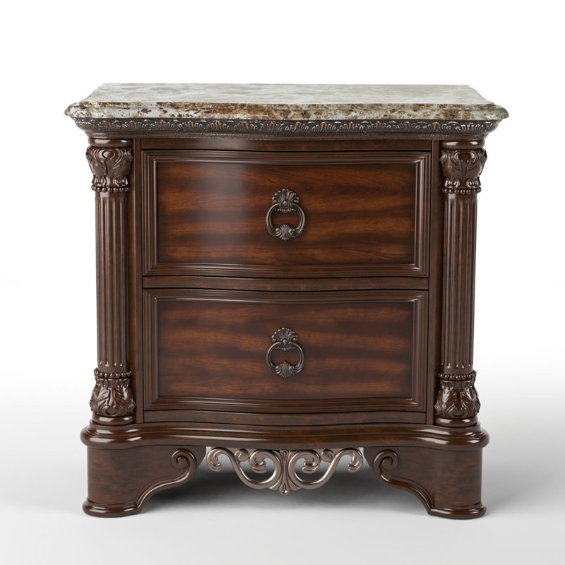 Annamari 30'' W Solid Wood Nightstand