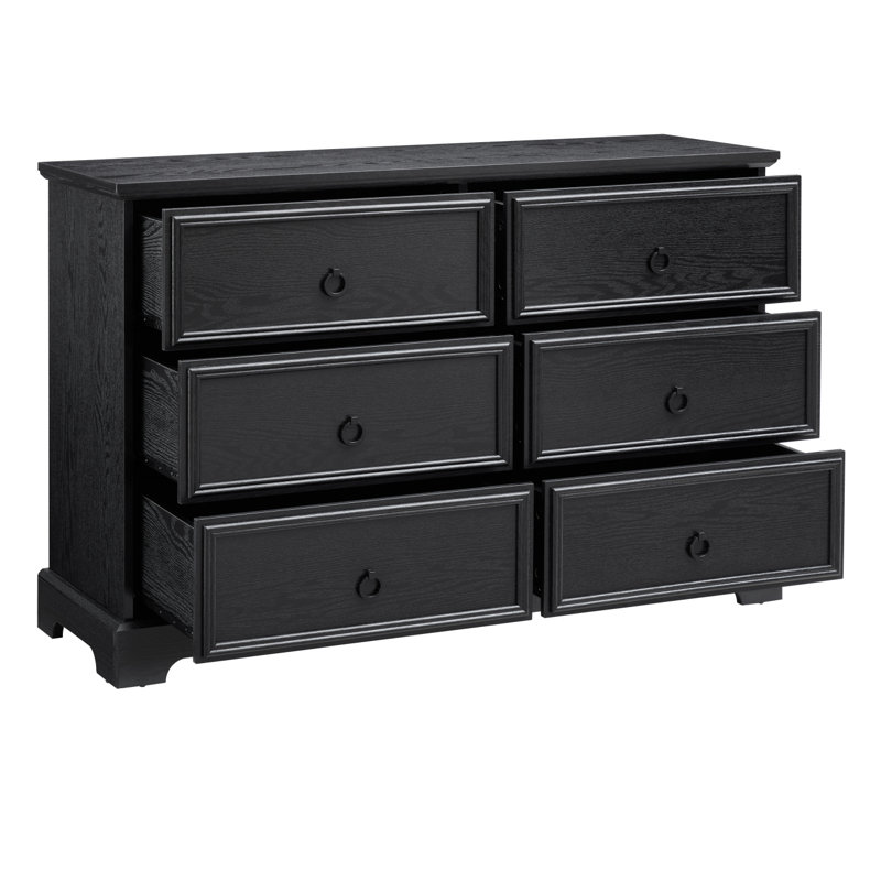 Commode 6 tiroirs pour chambre à coucher