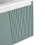Meuble-lavabo mural 36 po avec lavabo en céramique et porte à fermeture en douceur, parfait pour les salles de bain modernes et élégantes