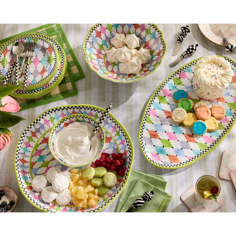 Palm Springs Melamine Oval Platter
