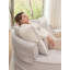 Fauteuil demi-tonneau d'appoint surdimensionné-233416977