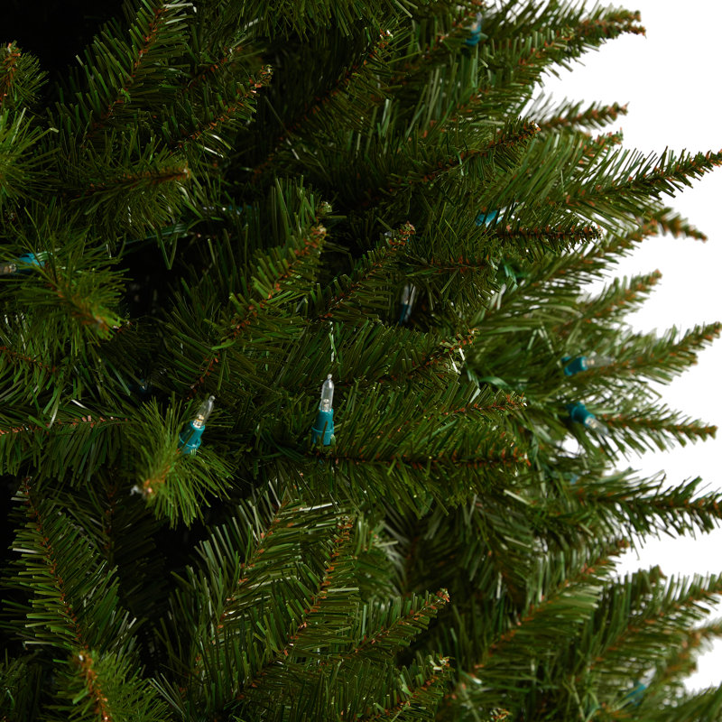 Lighted Artificial Christmas Tree, 6.5' H