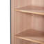 Armoire de rangement de 67,2 po de hauteur avec portes en verre trempé, tablettes réglables et tiroir - tour à linge autoportante moderne, conception à fermeture en douceur-1539220186