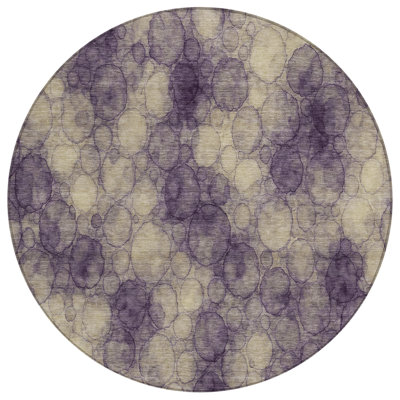 Machine Washable Indoor/Outdoor Lipman ACN2424 Abstract Rug