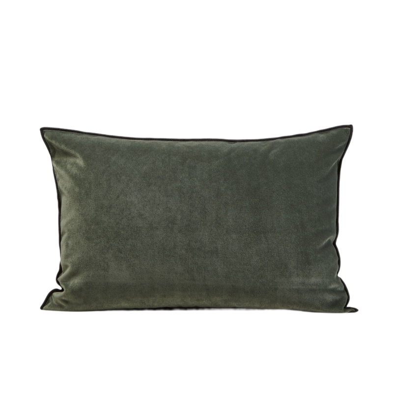 Rectangular Scatter Cushion, 40cm H x 60cm W, Dark Green
