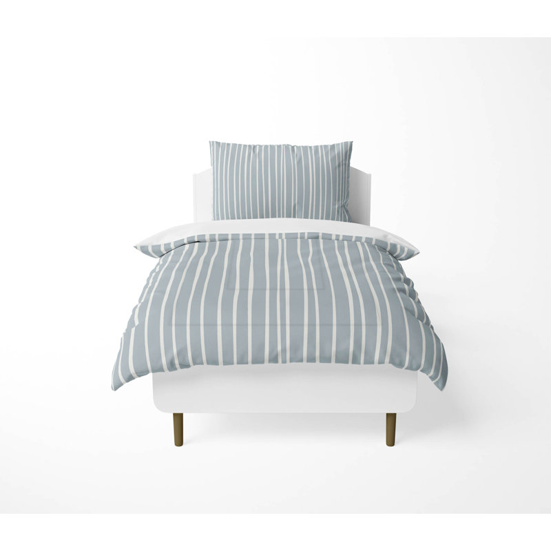 Ensemble d'édredon léger Spinal Column, Bleu ardoise