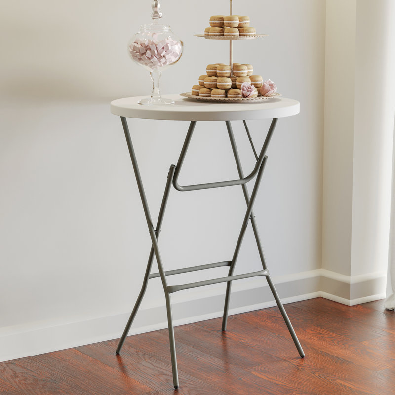 Table pliante Noah, Blanc / Gris