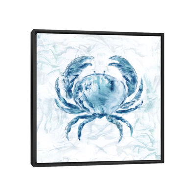 « blue marble coast crab », reproduction d’impression sur toile