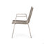 Chaise de salle à manger d'extérieur moderne en aluminium avec siège en corde (ensemble de 2)-1051749679