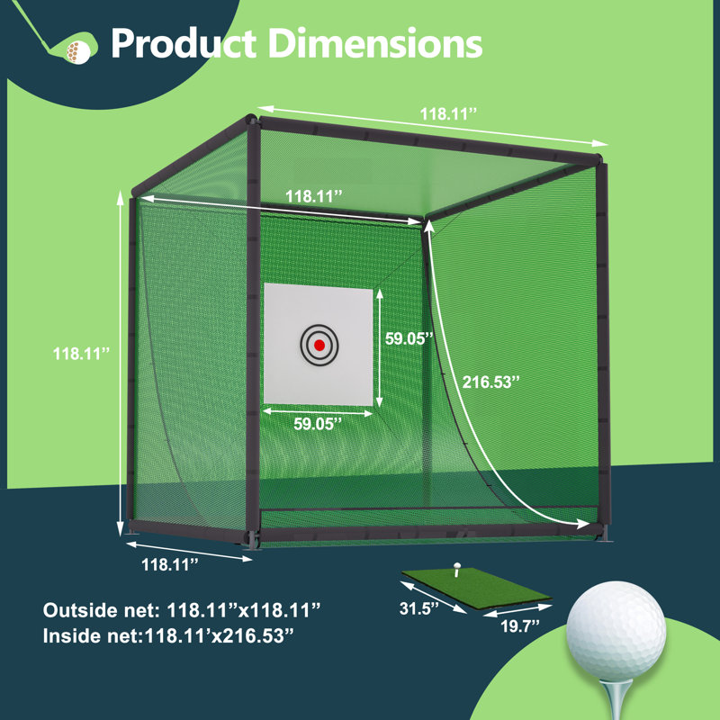 Thanaddo 10FT x 10FT Fabric Golf