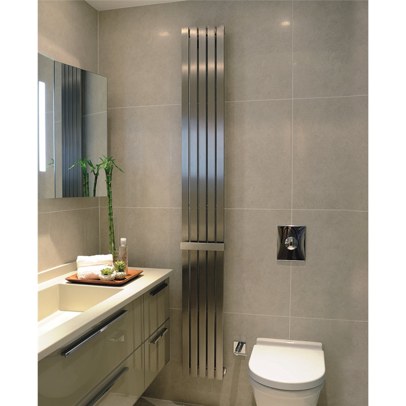 Clifton Heated Towel Rails, 150cm H x 34cm W x 5.5cm D
