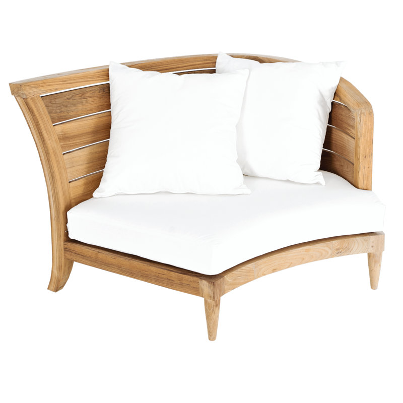 Limited 200 Outdoor Teak One Arm Lounge Chair