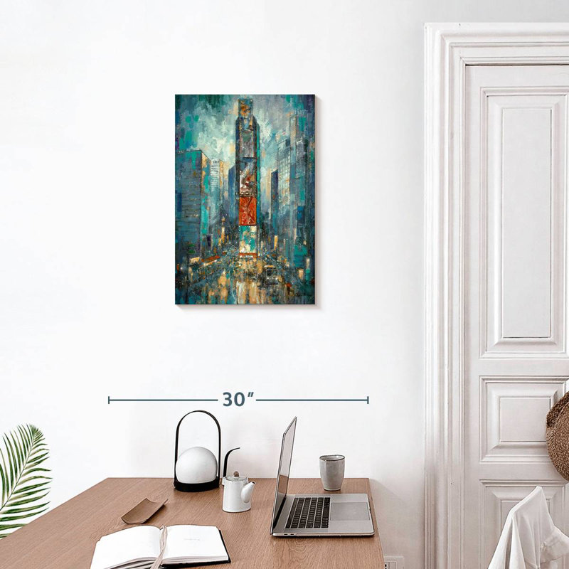 Aime Bustling City Of Lights, 24" H x 16" W