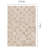 Neutral Taupe Textured Patches Indoor Area Rug for Living Room-1451746346
