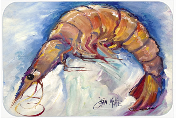 Caroline's Treasures Shrimp Glass Cutting Board