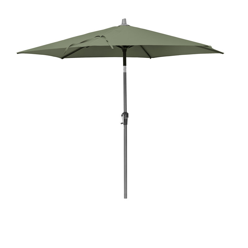 Hatten Riva Traditional Round Parasol, Olive, 232cm H x 250cm W x 250cm D