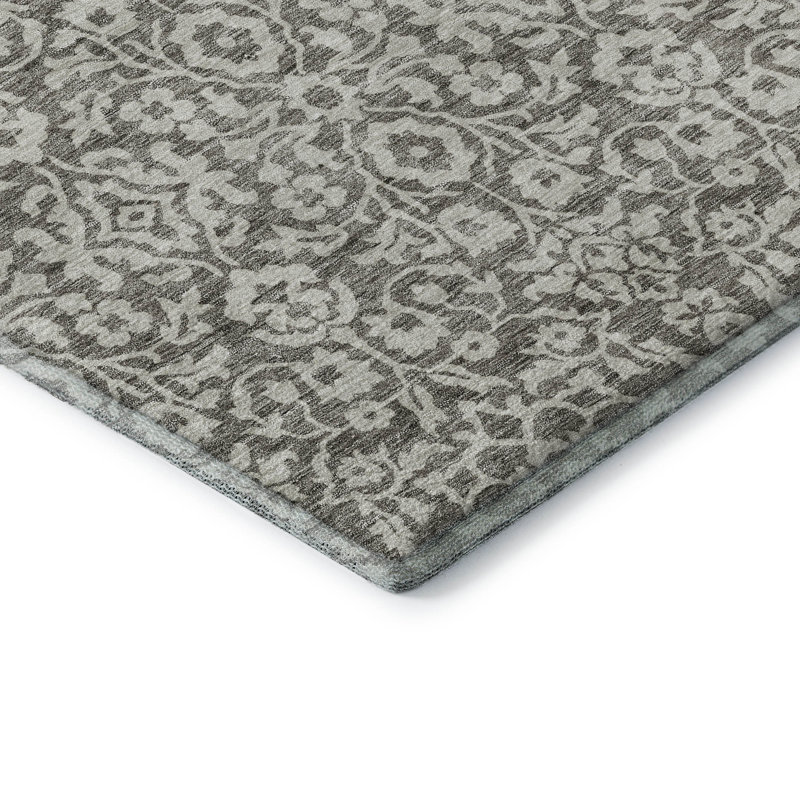 Premium Machine Washable Prisco Taupe Rug, Rectangle 10' x 14'