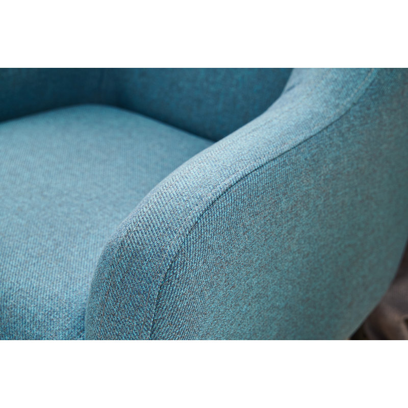 Allinson Upholstered Accent Chair, Turquoise