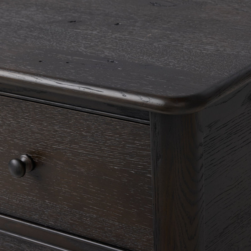 Pika Chest-Weathered Oak, Smoked Black Oak Veneer