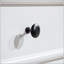 Meuble-lavabo simple autoportant de 36 po avec plateau en marbre, entièrement assemblé, durable et élégant pour les salles de bain modernes