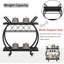 Roue avec chariot à vin noir, chariot de bar moderne avec porte-bouteilles, chariot de service de cuisine à tambour avec espace de rangement