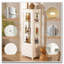 Vitrine rembourrée avec plafonnier réglable à DEL