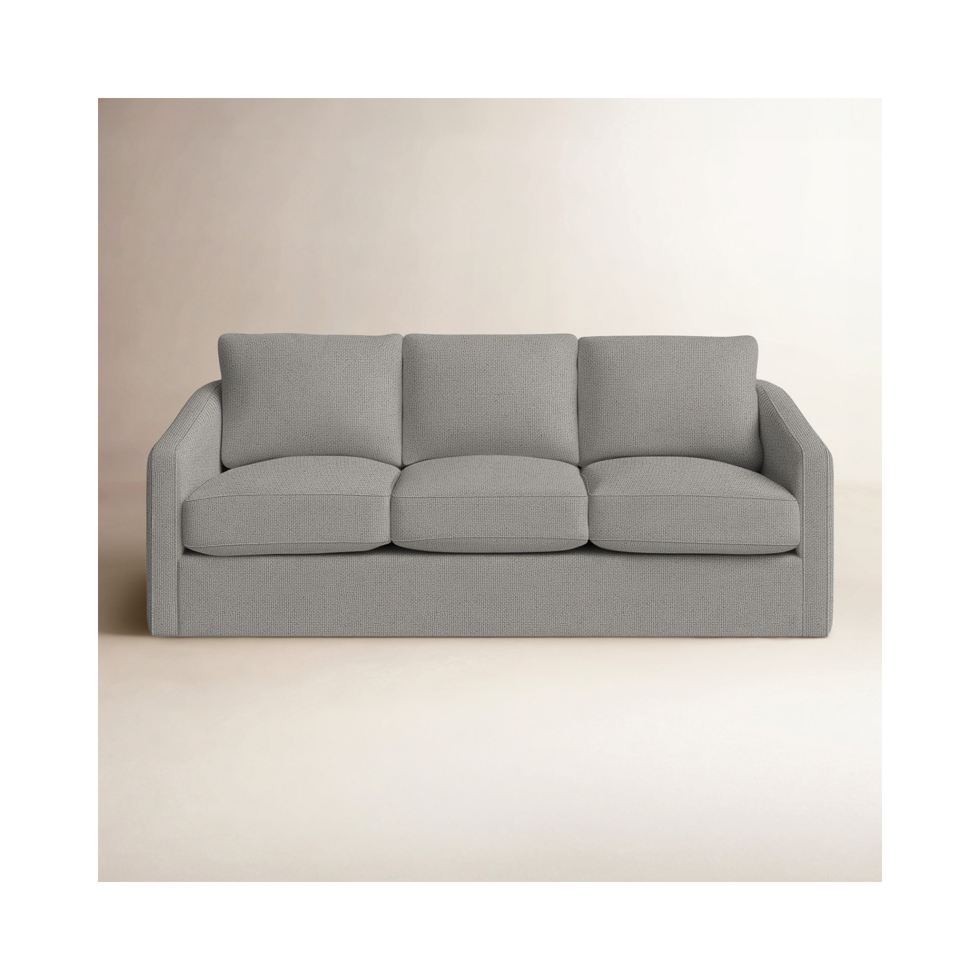 Minty 84'' Upholstered Sofa, Ida Light Gray