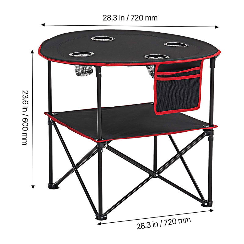 Table de camping pliante et portative