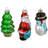 3'' Glass Hanging Figurine Ornament