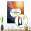 Malanie jaune sarcelle abstrait lyrique Lyrical Sunset I - miroir mural abstrait lyrique-1518488719