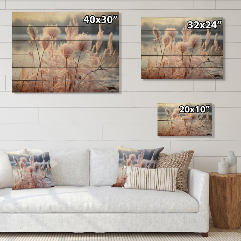 Winter Reverie Landscape V On Wood Print, H 24 po x l 32 po x P 0,78 po