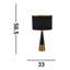 Percival Metal Table Lamp