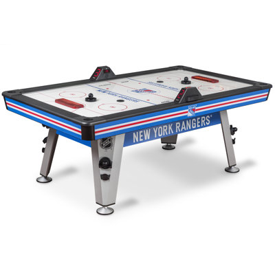NHL 84" Air Hockey Table - Wrap Around Goal, LED Scoring, 4 Pucks and Pushers